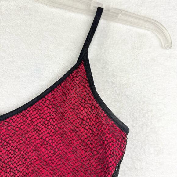 Vintage Y2K 90s Formula X Lace Mesh Fringe Whimsigoth Going Out Top Cropped Sz S - Picture 6 of 13